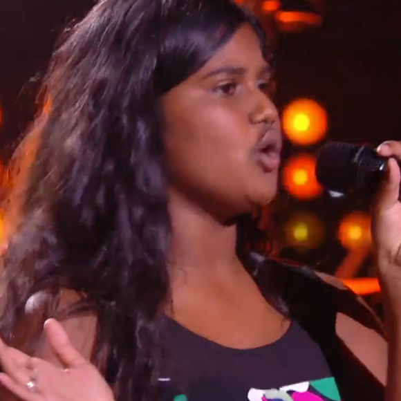 Flora, candidate de The Voice Kids, rejoint l'équipe de Soprano - samedi 5 septembre 2020, TF1