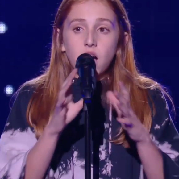 Lou, candidate de The Voice Kids, rejoint l'équipe de Kendji Girac - samedi 5 septembre 2020, TF1