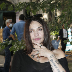 Béatrice Dalle au Festival du Film Francophone d'Angoulême édition 2020. Photocall au jardin de Bardines à Angoulême lundi 31 aout 2020. © Christophe Aubert via Bestimage