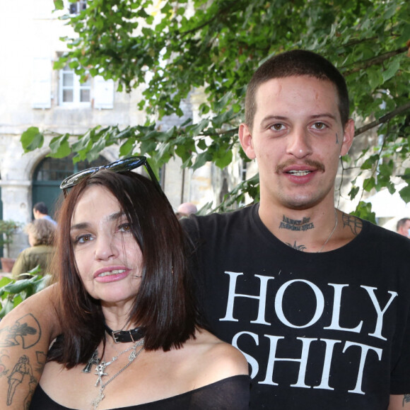 Béatrice Dalle et son fiancé Paul Bichet-Galaup Festival du Film Francophone d'Angoulême édition 2020.