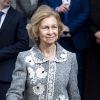 La reine Sofia se rend à la Basilique Nuestro Padre Jesús de Medinaceli à Madrid, 2020.
