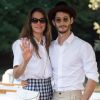 Pierre Niney et sa compagne Natasha Andrews - People à Venise pour la 77ème édition du festival international du film de Venise (Mostra), début septembre 2020
