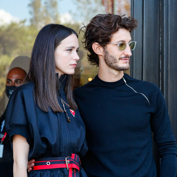 Stacy Martin et Pierre Niney à la Mostra de Venise, le 3 septembre 2020.