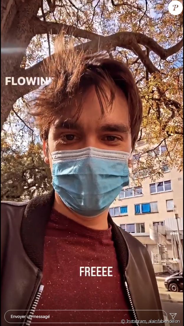 Alain-Fabien Delon est sorti de l'hôpital, sur Instagram le 4 septembre 2020.
