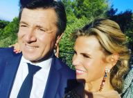 Laura Tenoudji radieuse avec Christian Estrosi, au mariage de son frère Warren