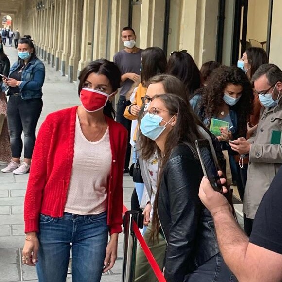 Jenifer lance sa collection d'objets déco baptisée Ligati, à Paris, 5 septembre 2020.