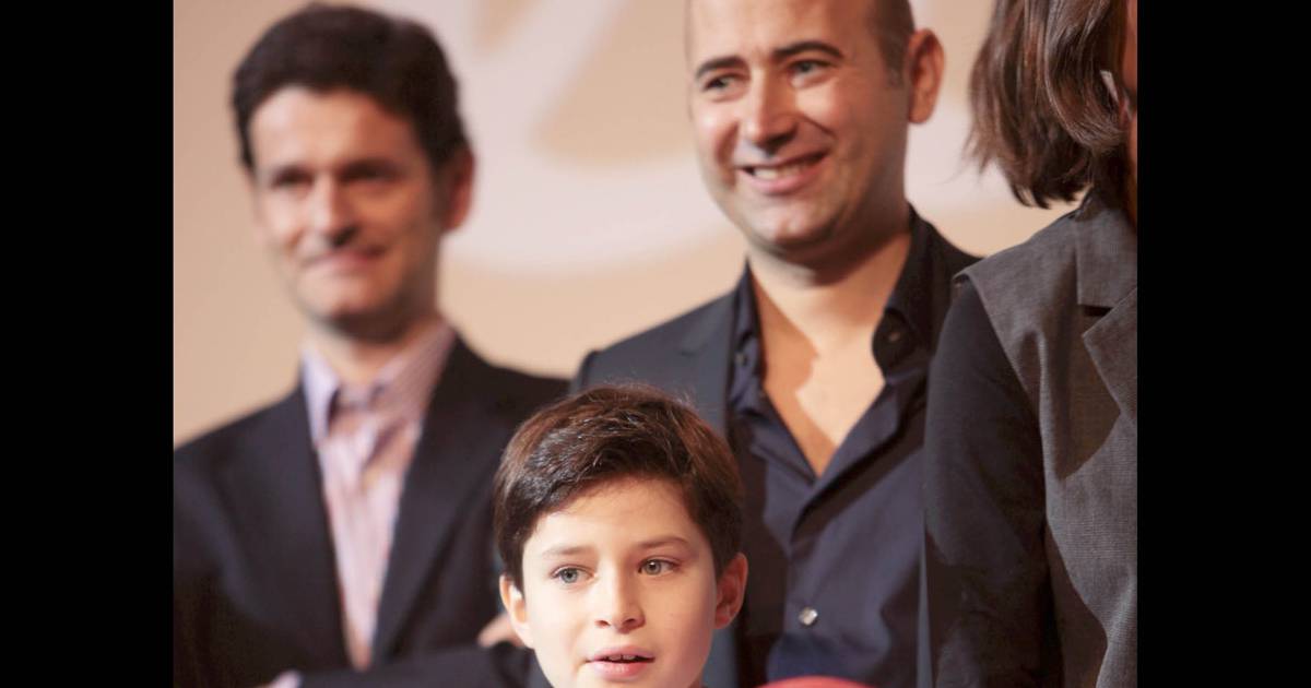 Laurent Tirard et Maxime Godart lors de la première du Petit Nicolas le 20 septembre 2009 à ...
