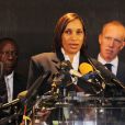 Nafissatou Diallo s'exprime pour la première fois depuis en public depuis qu'elle s'est faite violer par Dominique Strauss Khan, alors patron du FMI. Le 28 juillet 2011.
