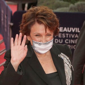 Roselyne Bachelot, ministre de la Culture, masquée 46 ème Festival du Cinéma Américain de Deauville . Soirée d'ouverture au centre International de Deauville, le CID, le Palais des Congrès vendredi 4 septembre 2020 . © Christophe Aubert via Bestimage 