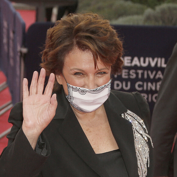 Roselyne Bachelot, ministre de la Culture, masquée 46 ème Festival du Cinéma Américain de Deauville . Soirée d'ouverture au centre International de Deauville, le CID, le Palais des Congrès vendredi 4 septembre 2020 . © Christophe Aubert via Bestimage 