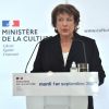 Roselyne Bachelot, ministre de la culture - Roselyne.Bachelot lors de la passation de pouvoir du directeur de l'opéra de Paris au ministère de la culture le 1er septembre 2020.  