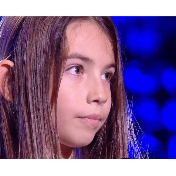 Maya, candidate de "The Voice Kids 7" dans l'équipe de Patrick Fiori - 12 septembre 2020, TF1