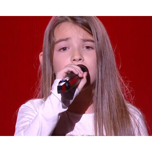 Maya, candidate de "The Voice Kids 7" dans l'équipe de Patrick Fiori - 12 septembre 2020, TF1