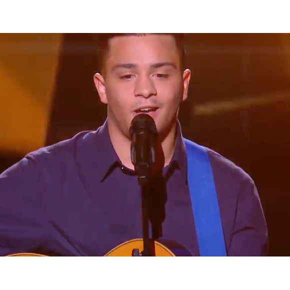 Tchavolo, candidat de "The Voice Kids 7" dans l'équipe de Patrick Fiori - 12 septembre 2020, TF1