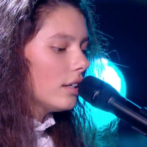 Chiara, candidate de "The Voice Kids 7" dans l'équipe de Kendji Girac - 12 septembre 2020, TF1