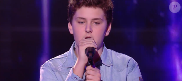 Maxence, candidat de "The Voice Kids 7" dans l'équipe de Soprano - 12 septembre 2020, TF1