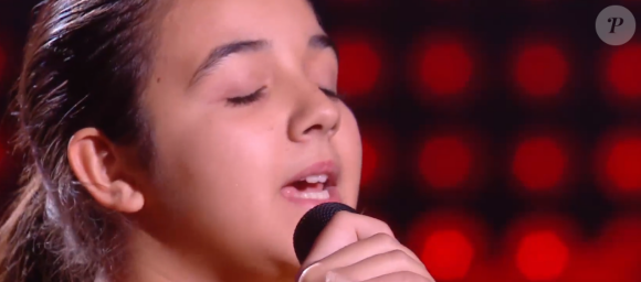 Emma, candidate de "The Voice Kids 7" dans l'équipe de Patrick Fiori - 12 septembre 2020, TF1