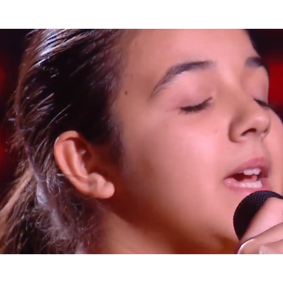 Emma, candidate de "The Voice Kids 7" dans l'équipe de Patrick Fiori - 12 septembre 2020, TF1