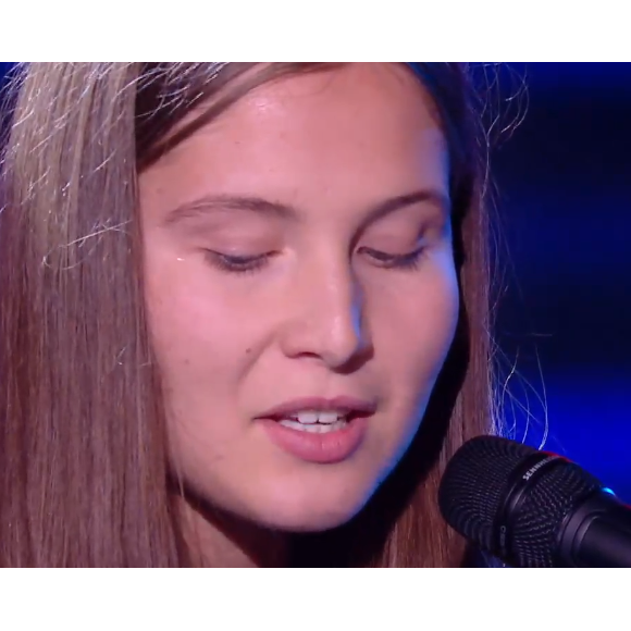 Tess, candidate de "The Voice Kids 7" dans l'équipe de Jenifer - 12 septembre 2020, TF1