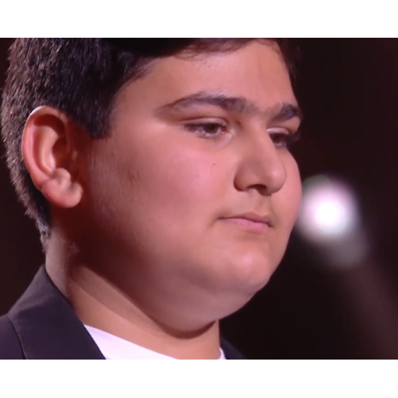Samvel, candidat de "The Voice Kids 7" dans l'équipe de Patrick Fiori - 12 septembre 2020, TF1