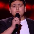 Samvel, candidat de "The Voice Kids 7" dans l'équipe de Patrick Fiori - 12 septembre 2020, TF1