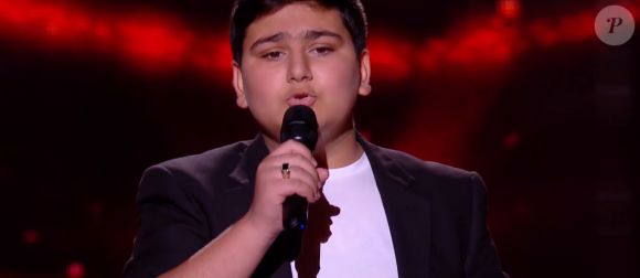 Samvel, candidat de "The Voice Kids 7" dans l'équipe de Patrick Fiori - 12 septembre 2020, TF1