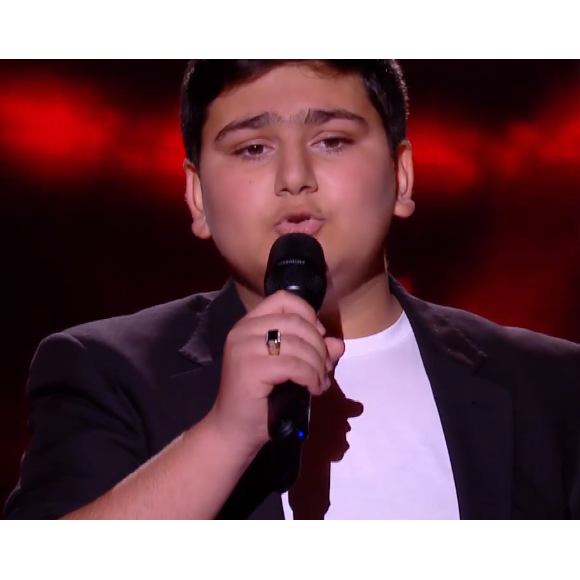 Samvel, candidat de "The Voice Kids 7" dans l'équipe de Patrick Fiori - 12 septembre 2020, TF1