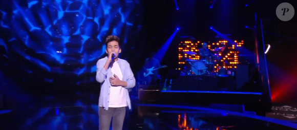 Nathan candidat de "The Voice Kids 7" dans l'équipe de Jenifer - 12 septembre 2020, TF1