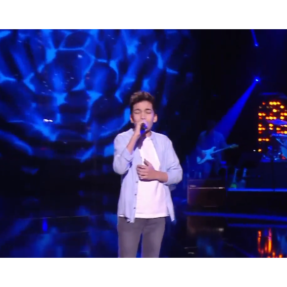 Nathan candidat de "The Voice Kids 7" dans l'équipe de Jenifer - 12 septembre 2020, TF1