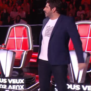 Jenifer, Patrick Fiori et Kendji Girac relèvent un défi lors de l'émission The Voice Kids 7 - 12 septembre 2020, TF1