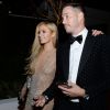Paris Hilton à la sortie de la 77e cérémonie annuelle des Golden Globe Awards à l'hôtel Beverly Hilton à Los Angeles, Californie, Etats-Unis.