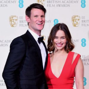 Emilia Clarke et Matt Smith assiste à la 69ème cérémonie des British Academy Film Awards (BAFTA).