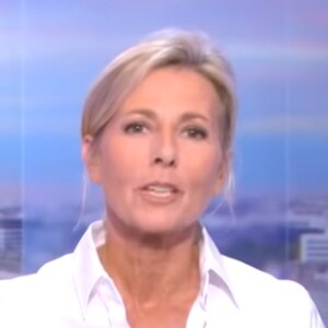 Les adieux de Claire Chazal au JT de TF1 en 2015.