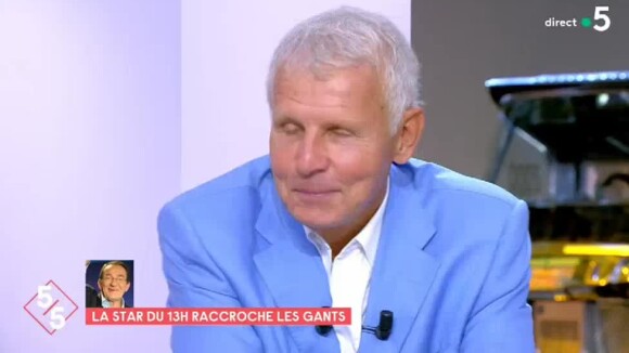 Patrick Poivre d'Arvor parle du départ de Jean-Pierre Pernaut dans "C à vous", le 15 septembre 2020, sur France 5