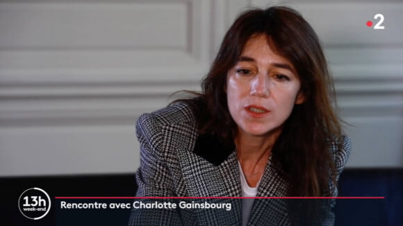 Charlotte Gainsbourg, invitée dans le 13h de France 2.