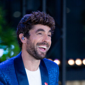 Le chanteur espagnol Agustin Galiana (parrain du Télévie 2020) lors de la 32ème édition du Télévie, l'opération de récolte de dons de RTL Belgium au profit du Fonds de la recherche scientifique (FNRS) pour aider la lutte contre la leucémie et le cancer. Belgique, Bruxelles, le 19 septembre 2020