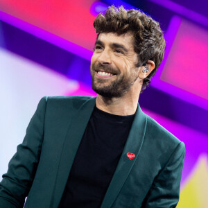 Le chanteur espagnol Agustin Galiana (parrain du Télévie 2020) lors de la 32ème édition du Télévie, l'opération de récolte de dons de RTL Belgium au profit du Fonds de la recherche scientifique (FNRS) pour aider la lutte contre la leucémie et le cancer.