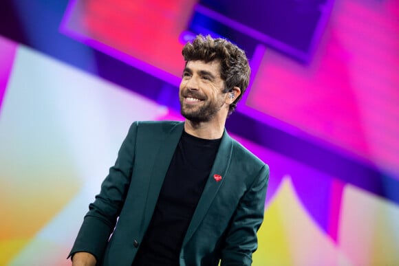 Le chanteur espagnol Agustin Galiana (parrain du Télévie 2020) lors de la 32ème édition du Télévie, l'opération de récolte de dons de RTL Belgium au profit du Fonds de la recherche scientifique (FNRS) pour aider la lutte contre la leucémie et le cancer.