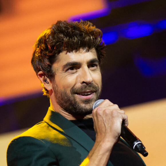Le chanteur espagnol Agustin Galiana (parrain du Télévie 2020) lors de la 32ème édition du Télévie, l'opération de récolte de dons de RTL Belgium au profit du Fonds de la recherche scientifique (FNRS) pour aider la lutte contre la leucémie et le cancer. Belgique, Bruxelles, le 19 septembre 2020