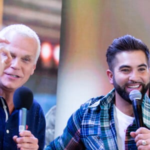 Kendji Girac lors de la 32ème édition du Télévie, l'opération de récolte de dons de RTL Belgium au profit du Fonds de la recherche scientifique (FNRS) pour aider la lutte contre la leucémie et le cancer. Belgique, Bruxelles, le 19 septembre 2020