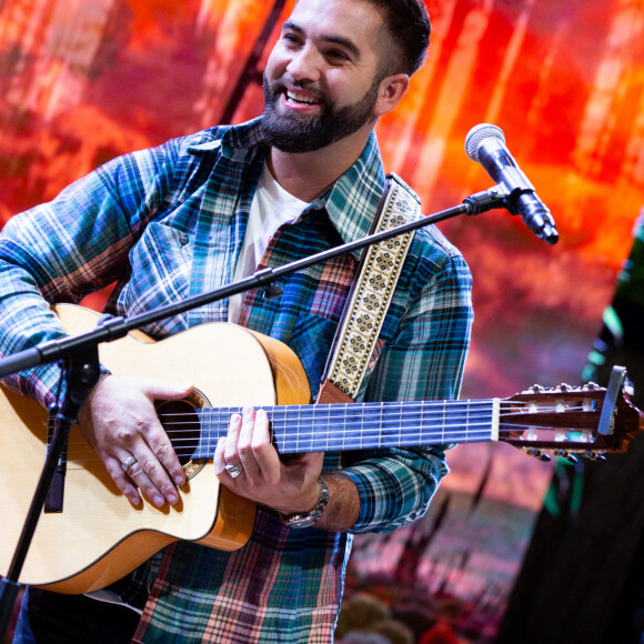 Kendji Girac lors de la 32ème édition du Télévie, l'opération de récolte de dons de RTL Belgium au profit du Fonds de la recherche scientifique (FNRS) pour aider la lutte contre la leucémie et le cancer. Belgique, Bruxelles, le 19 septembre 2020