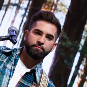 Kendji Girac lors de la 32ème édition du Télévie, l'opération de récolte de dons de RTL Belgium au profit du Fonds de la recherche scientifique (FNRS) pour aider la lutte contre la leucémie et le cancer. Belgique, Bruxelles, le 19 septembre 2020