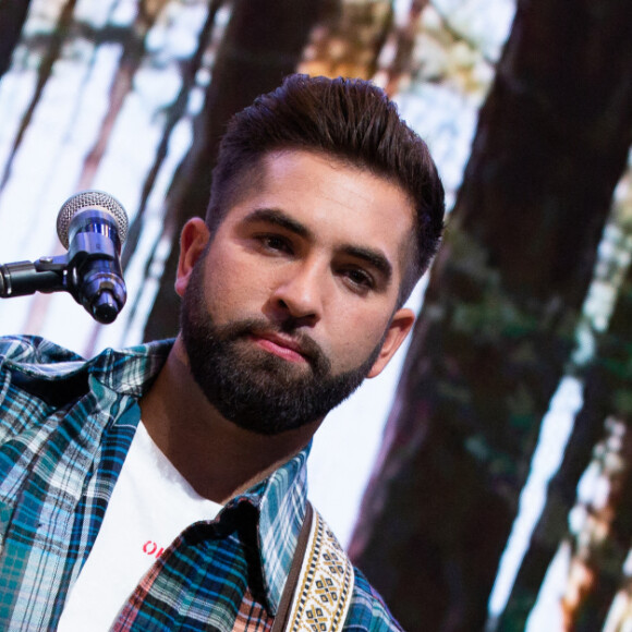Kendji Girac lors de la 32ème édition du Télévie, l'opération de récolte de dons de RTL Belgium au profit du Fonds de la recherche scientifique (FNRS) pour aider la lutte contre la leucémie et le cancer. Belgique, Bruxelles, le 19 septembre 2020