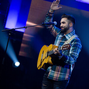 Kendji Girac lors de la 32ème édition du Télévie, l'opération de récolte de dons de RTL Belgium au profit du Fonds de la recherche scientifique (FNRS) pour aider la lutte contre la leucémie et le cancer. Belgique, Bruxelles, le 19 septembre 2020