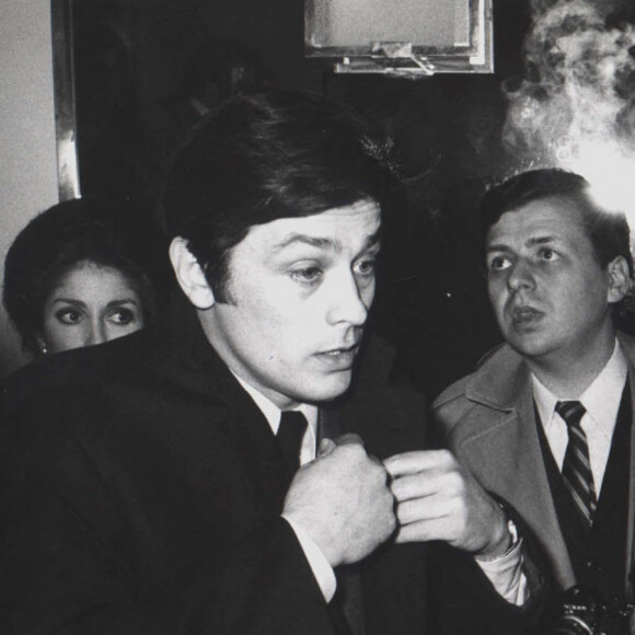 Romy Schneider et Alain Delon.