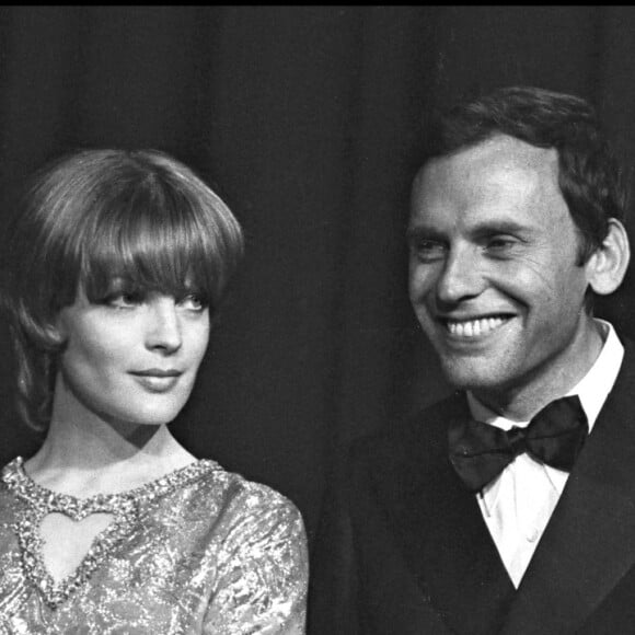 Romy Schneider et Jean-Louis Trintignant au Festival de Cannes en 1971.