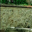 La tombe de Romy Schneider à  Boissy-sans-Avoir dans les Yvelines, en 1992. 