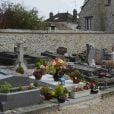La tombe de Romy Schneider à Boissy-sans-Avoir le 3 mai 2013.