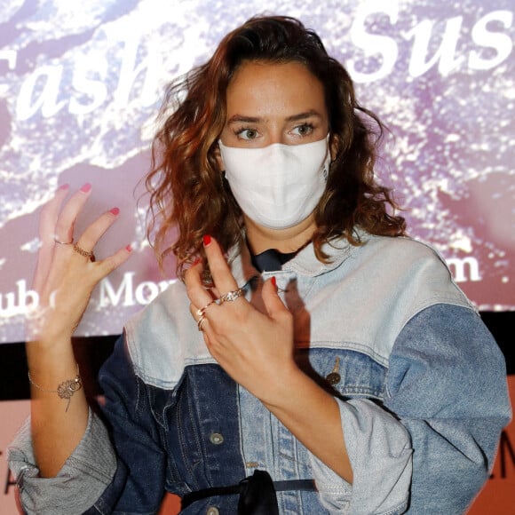 Pauline Ducruet anime la masterclass "Fashion Sustainability" autour de sa marque Alter Designs au Yacht club de Monaco pour une mode eco responsable le 23 septembre 2020. © Claudia Albuquerque / Bestimage