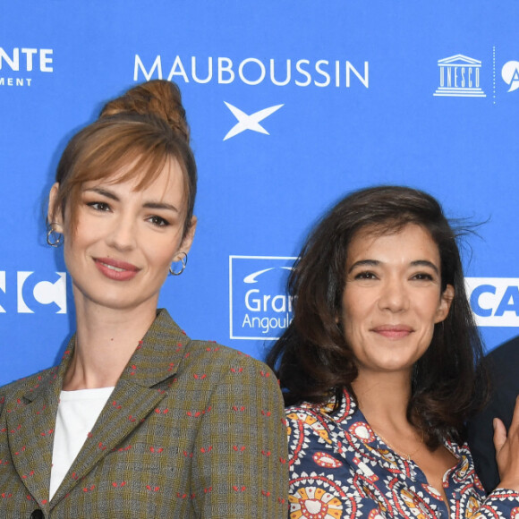 Jalil Lespert, Louise Bourgoin, Mélanie Doutey et Raphaël Jacoulot - Photocall du film "L'Enfant rêvé" - Festival du film Francophone d'Angoulême 2020 le 30 Août 2020. © Guirec Coadic / Bestimage